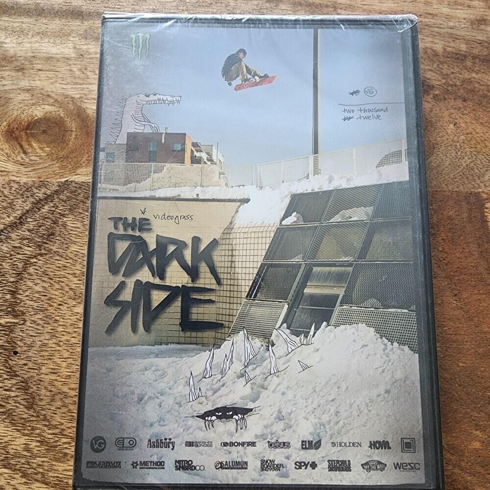 The Darkside Videograss Snowboarding DVD 2012 Sports Action Movie New Sealed